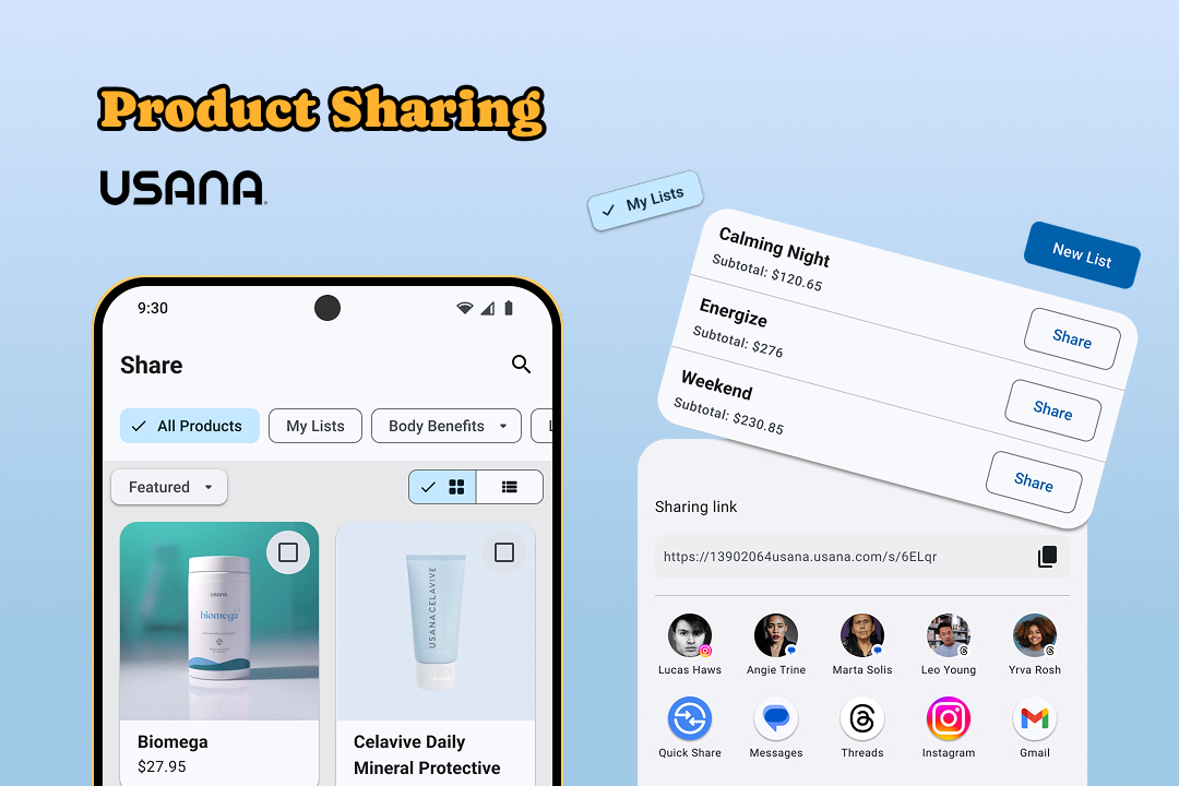 Usana Product Sharing Experience